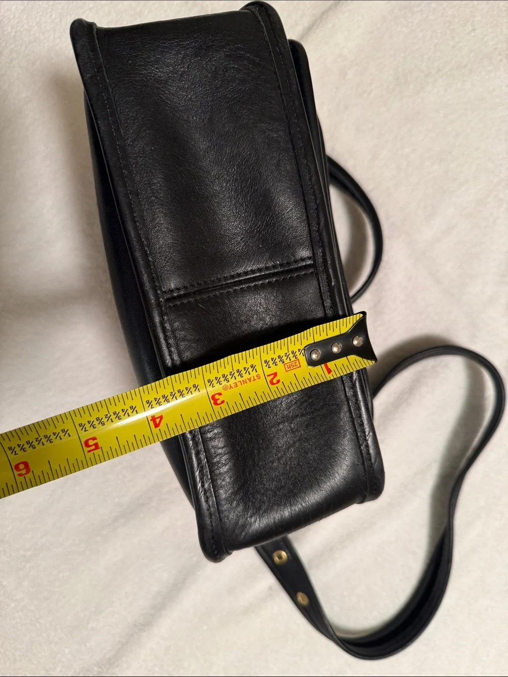 Vintage Black Coach 9061 Rambler’s Legacy Crossbody Leather Bag - Picture 9 of 10